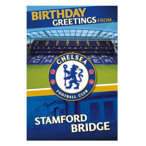 Chelsea FC Stamford Bridge 3D Pop Up Stadium Birthday Card £4.99